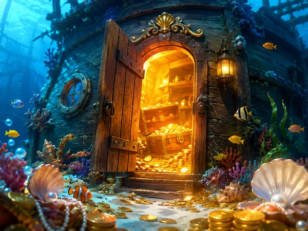 Happy Fishing arcade scene on TK10